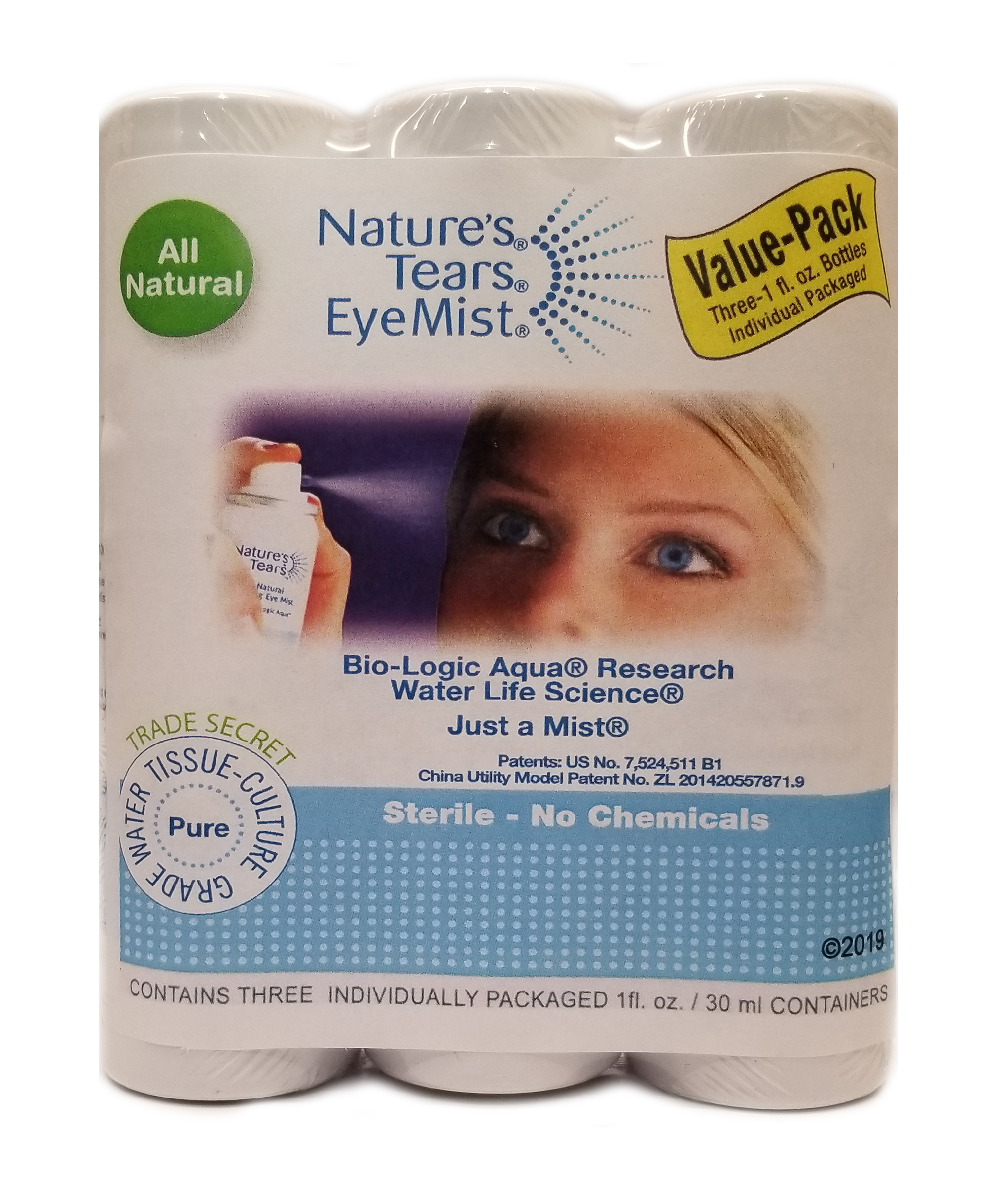 Nature's Tears EyeMist Triple Pack