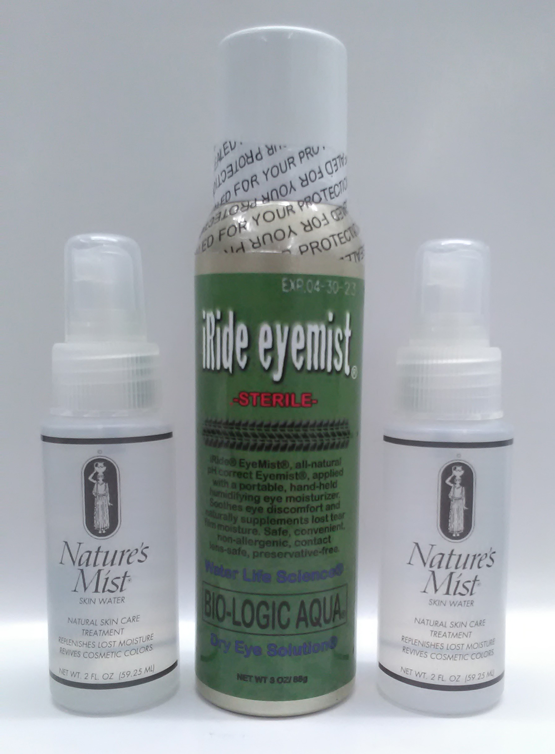SPECIAL OFFER! Only $6.98! Nature's Mist AND iRide EyeMist!